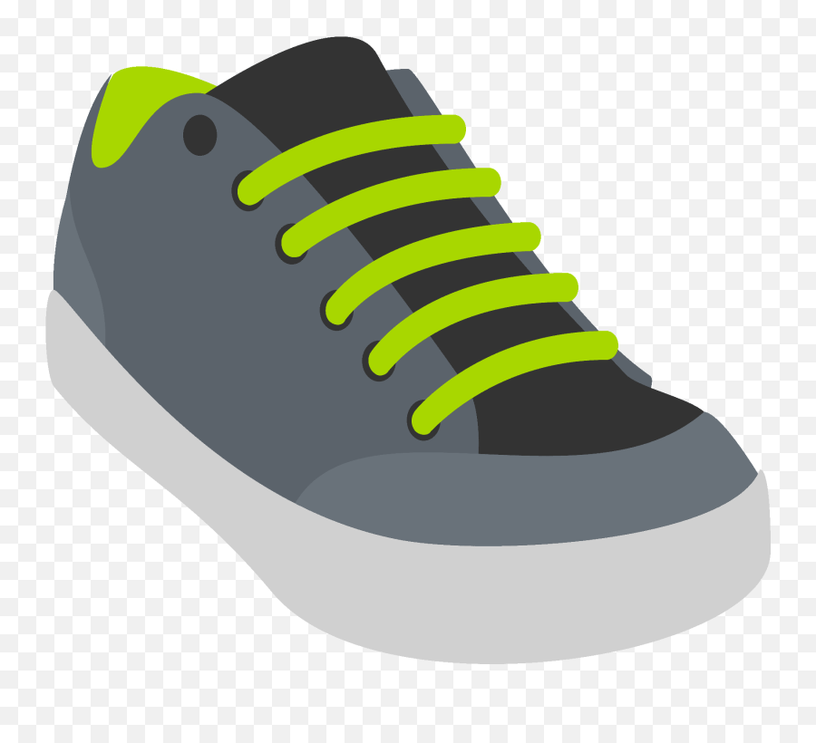 Running Shoe Emoji Clipart - Shoes Emoji,Shoes With Emojis