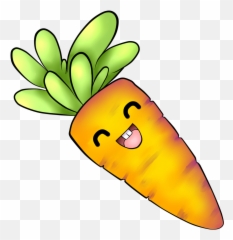 Cute Carrot Clipart - Dibujos De Zanahorias Kawaii Emoji,Carrot Emoji