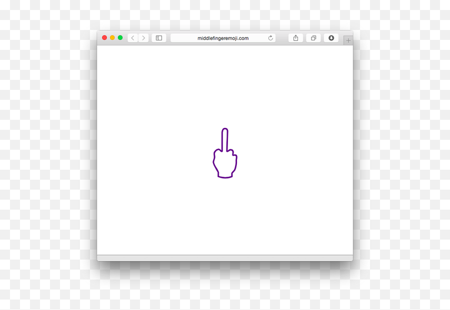 Middle Finger Emoji Http - Screenshot,Emoji Font 4
