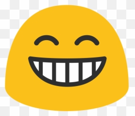 Emoji Grinning Face Smiling Eyes - Android Laughing Crying Face,Emoji