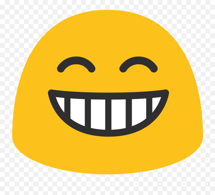 Emoji Grinning Face Smiling Eyes - Android Laughing Crying Face,Emoji