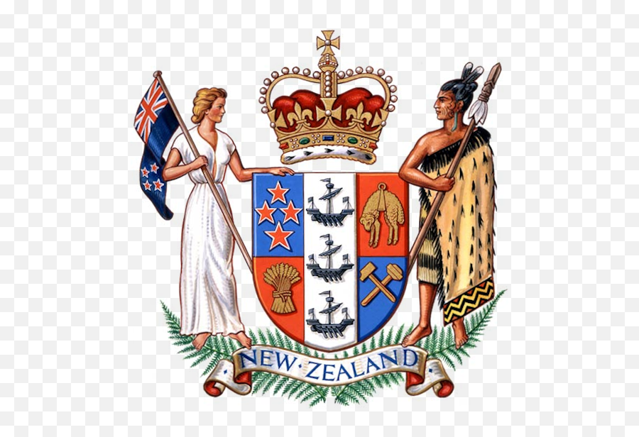 Coat Of Arms Of New Zealand - High Commission Of New London Emoji,Emoji Canvas Painting