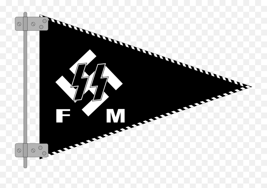 Ss Wimpel Fördernde Mitglieder - Wimpel Ss Emoji,Nazi Flag Emoji