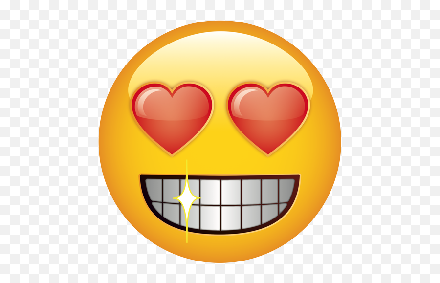 Emoji - Emoji Beaming Face With Smiling Eyes The Official Brand,Heart Eye Emoji Png