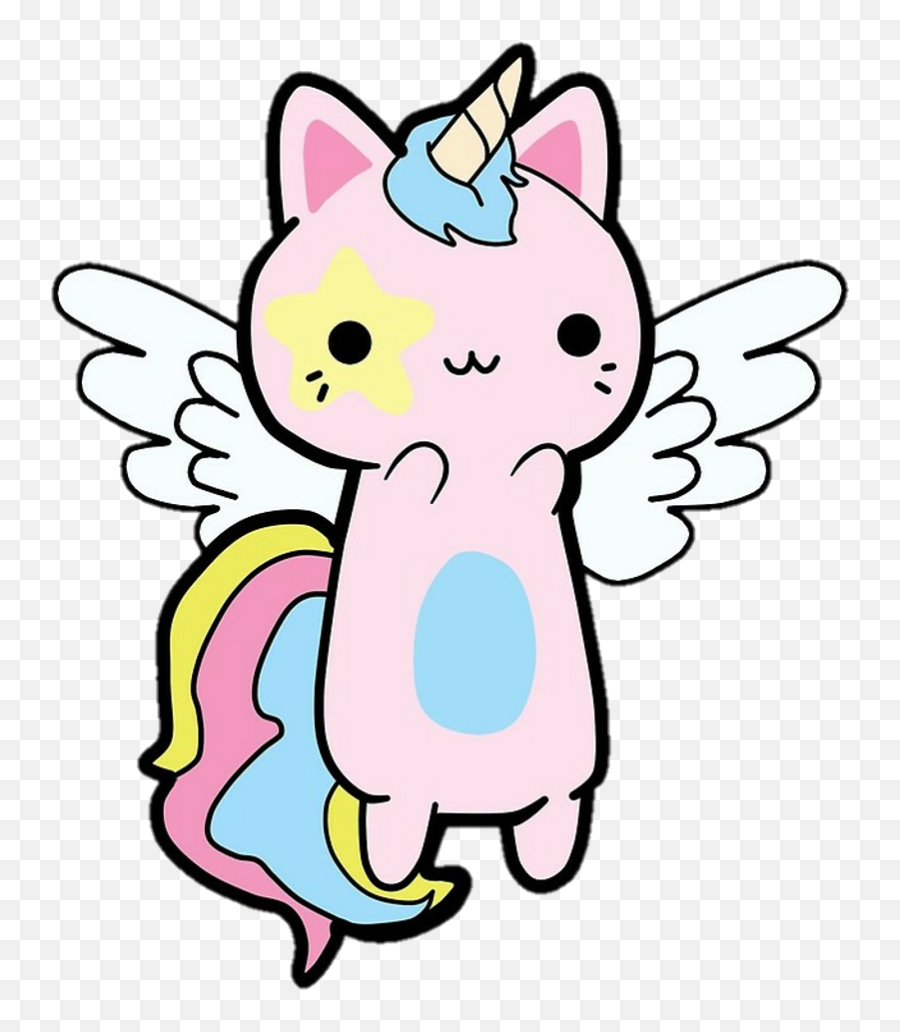Unicorns Cats Freetoedit Remixit - Cat Kawaii Unicorn Emoji,Unicorn Cat Emoji