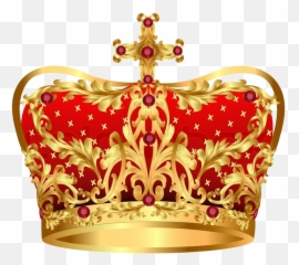 Red Precious Stones Png Clipart - Royal Crown On Emoji