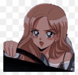 Girl Anime Stickers Makeup Angry Car - 90s Aesthetic Anime Emoji,Angry Anime Emoji