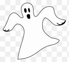 Download Hd Ghost Halloween Spooky - White Clipart Emoji