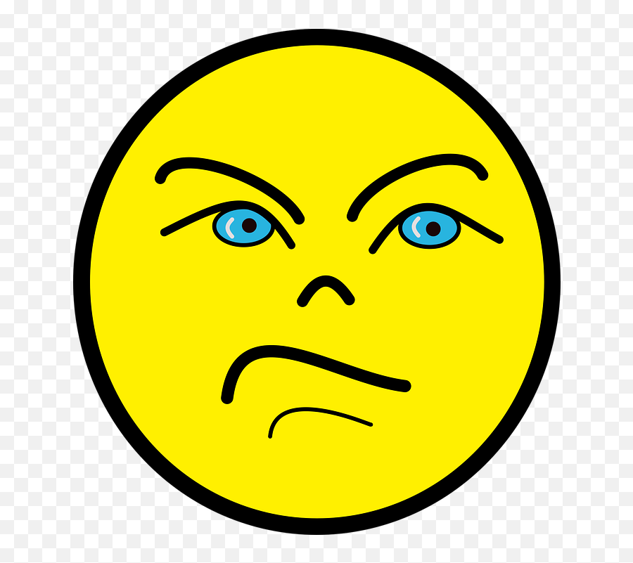 Angry Anger Disappointed - Vector Graphics Emoji,Angry Emoji