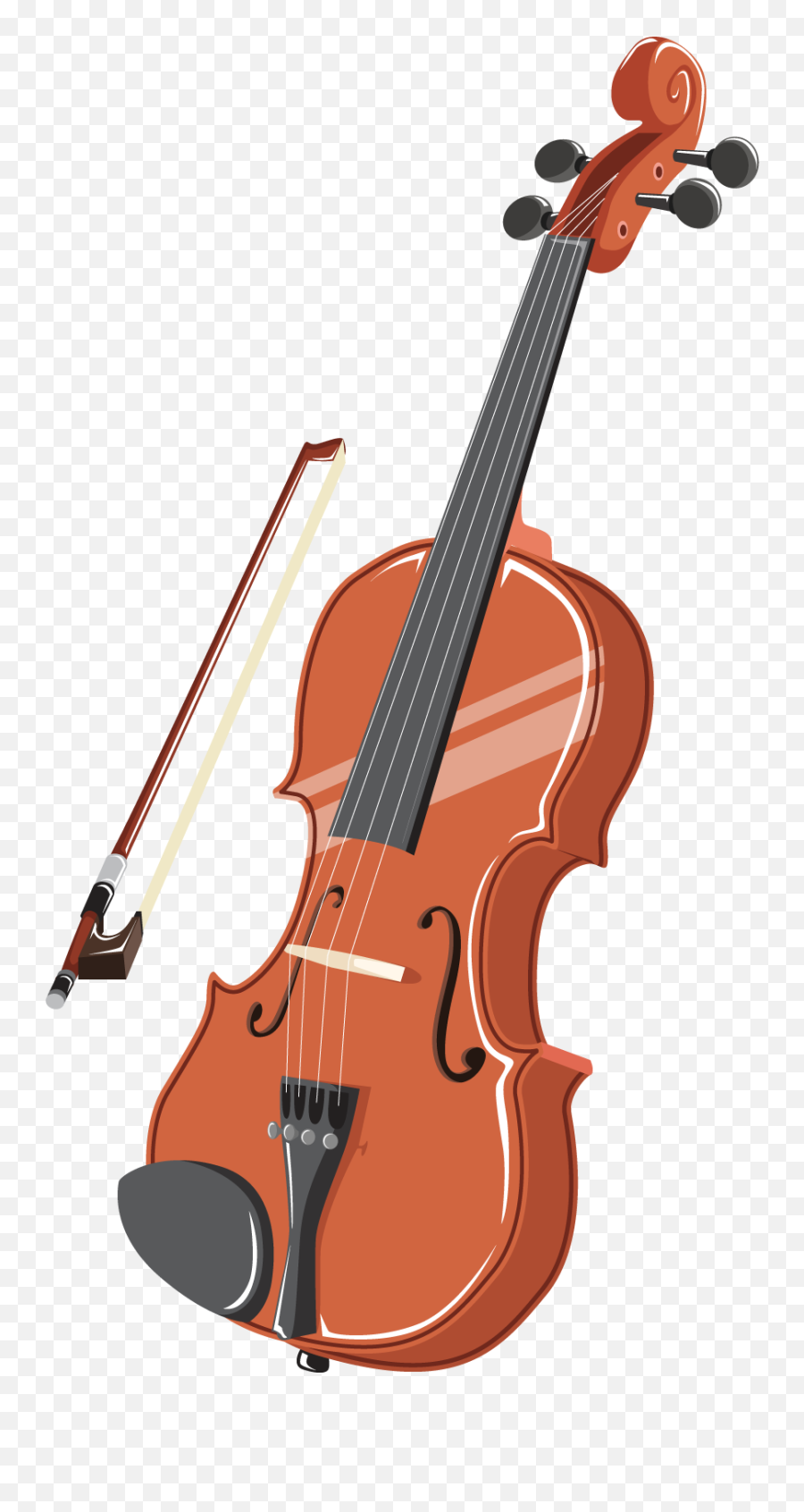 Clipart Transparent Background Violin - Violin Clipart Png Emoji,Violin Emoji
