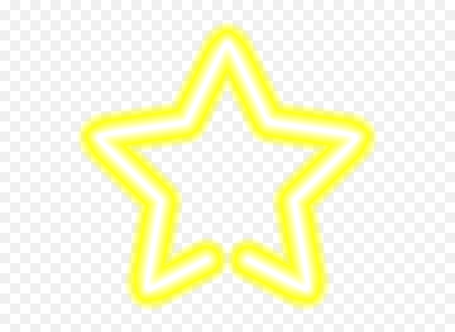 Neon Star Transparent U0026 Png Clipart Free Download - Ywd Graphics Emoji,Yellow Star Emoji Snapchat