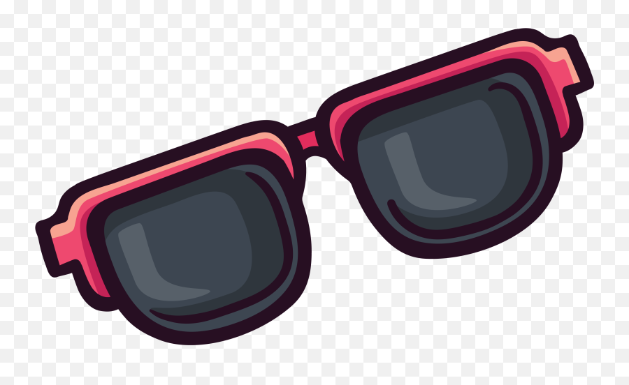 Sunglasses Cartoon Png Transparent Png - Sunglasses Cartoon Png Emoji,Clout Emoji