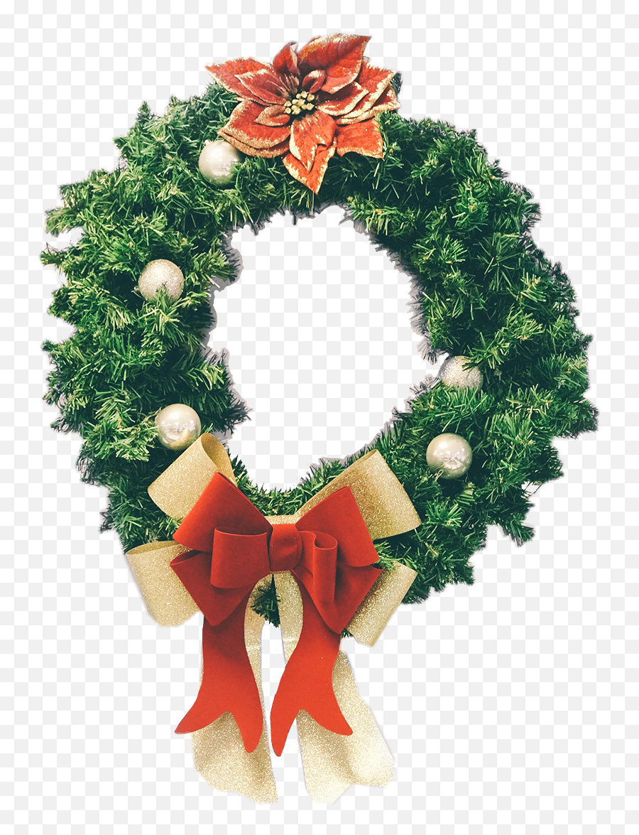 Christmas Festive Wreath Sticker Winter - Pre Christmas Promo Emoji,Christmas Wreath Emoji
