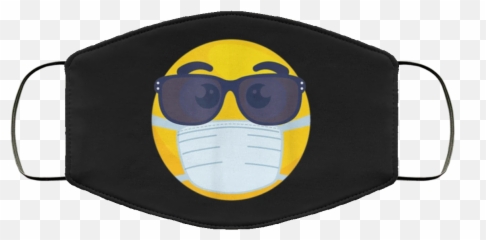 Face Medical Mask Emojis Wear Emoticon Summer Sunglass - Snoopy Safe