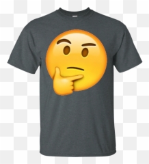 Skeptical Thinking Eyebrow Raised Emoji - John Lennon United States Army Shirt