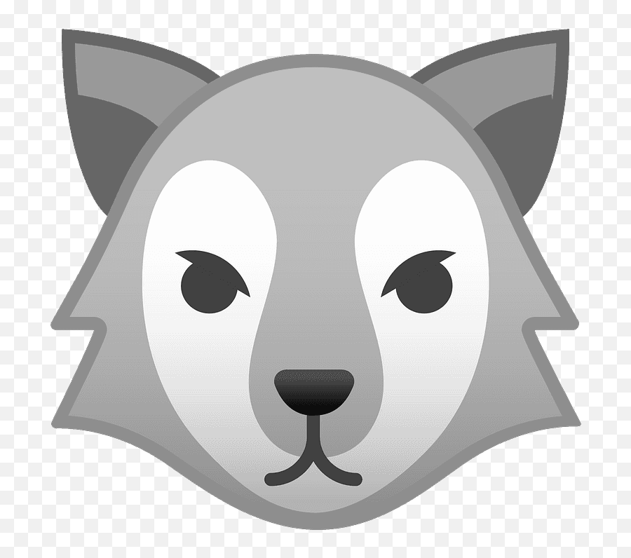 Wolf Emoji Clipart Free Download Transparent Png Creazilla - Lobo Emoji,Unicorn Emoji Android