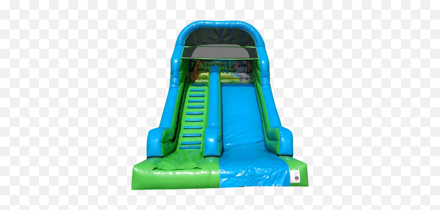 Bbol - 133 20x12x19ft 10ft Platform Super Slide Green Chute Emoji,Emoji Slides