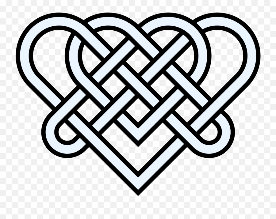 Double - Simple Celtic Love Knot Emoji,Heart Emojis Meaning