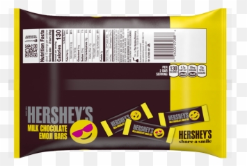 Hersheys Milk Chocolate Emoji Candy Bars Snack Size - Hershey Company,Milk Emoji