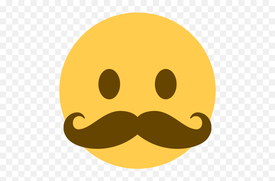Moustache - Discord Emojis Transparent Background,Mustache Emoji