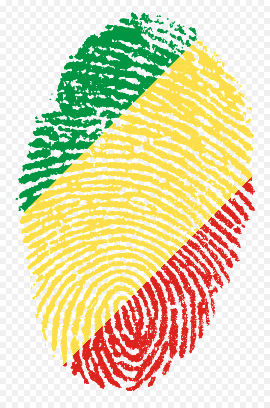 Congo Flag Fingerprint Country Pride - Challenges To Digital India Emoji,Dubai Flag Emoji