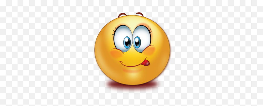Delicious Tongue Emoji - Delicious Emoticon Png,Smiley Tongue Emoji