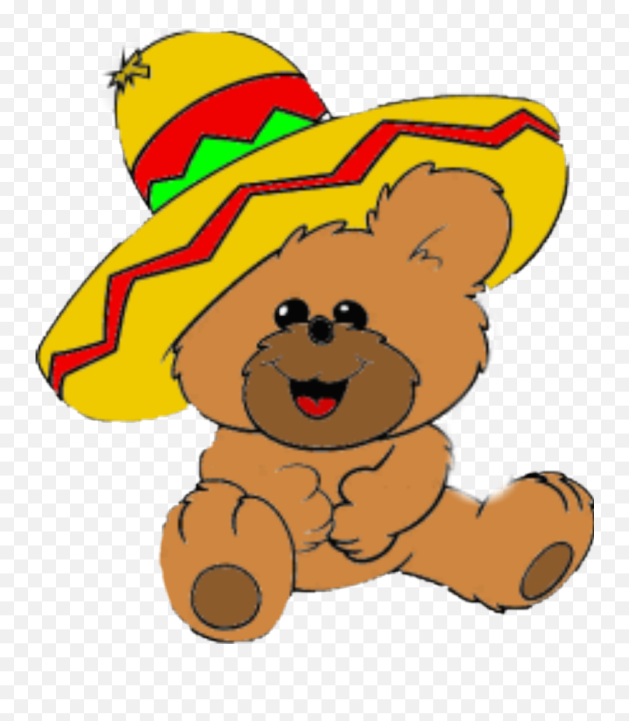 Mexican Bear - Teddy Bear Emoji,Mexican Emoji