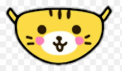 Kawaii Cute Cover Tiger Cat Neko Kitty - Clip Art Emoji,Neko Emoji