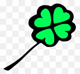 Semanggi Dengan Empat Daun Vektor - Luck Clipart Emoji,Four Leaf Clover Emoji