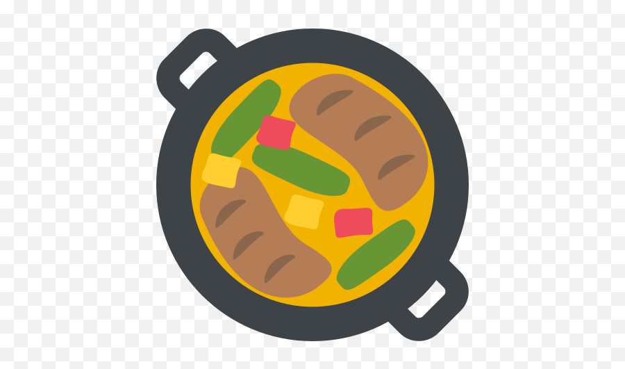 Emojione 1f958 - Pan Of Food Emoji,Fist Pump Emoji