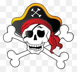 Pirate Skull Clipart Png - Pirate Skull Clipart Png Emoji,Skull And Crossbones Emoji