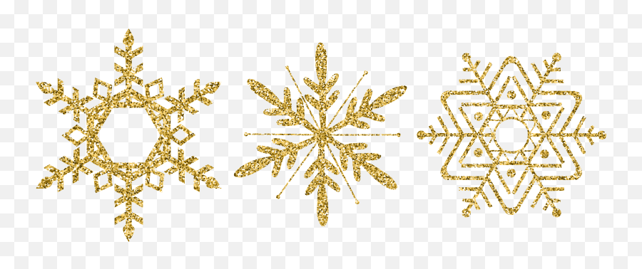 High Resolution Snowflakes Clipart Hd - Gold Snowflake Clip Art Emoji,Snowflake Emoji Png