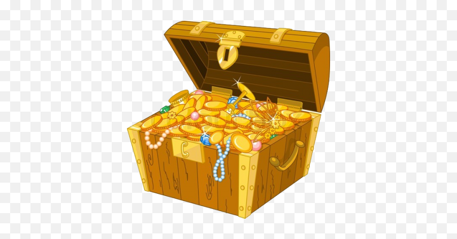 Transparent Treasure Chest Clipart - Treasure Chest Emoji,Treasure Chest Emoji