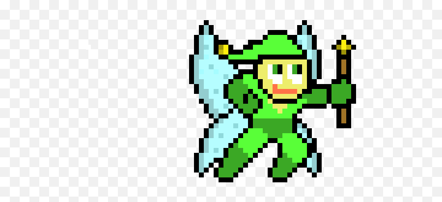 Fairy Man Pixel Art Maker - Cartoon Emoji,Fairy Emoticon