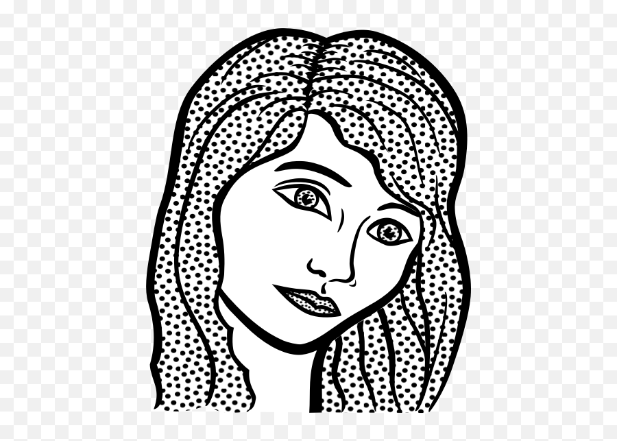 Vector Graphics Of Sad Womanu0027s Face Free Svg - Pizza Hut Piliyandala Emoji,Black And White Sad Emoji