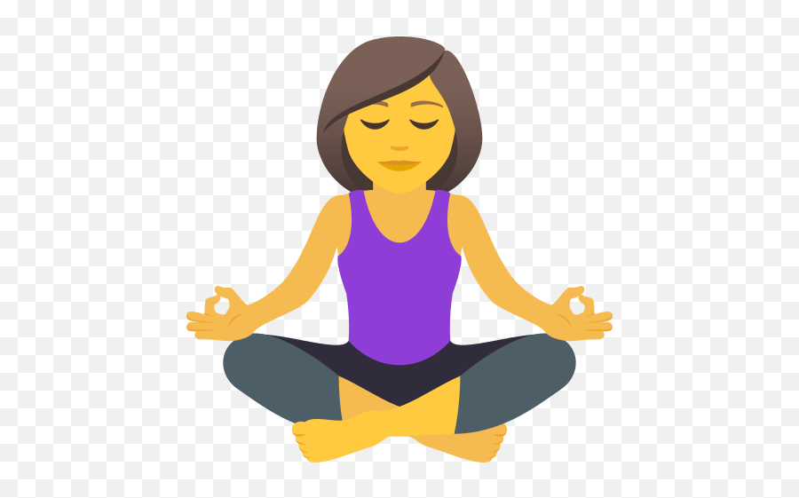 Emoji Woman In Lotus Position To Copypaste Wprock - Lotus Position,Ok Google Emoji