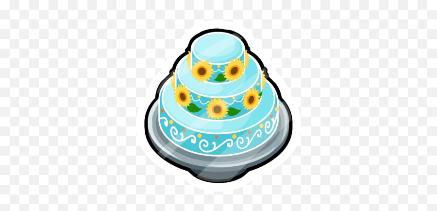 Birthday Cake Pin - Bolo Frozen Fever Png Emoji,Emoji Birthday Cakes