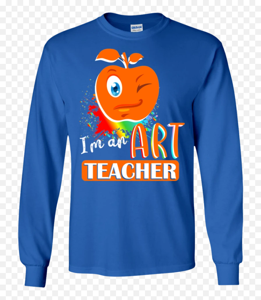 Iu0027m An Art Teacher Emoji Funny Ls Sweatshirts U2013 Newmeup - Long Sleeve,Cd Emoji