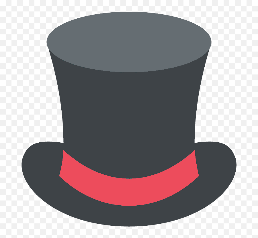 Top Hat Emoji Clipart - Clipart Chapeau Haut De Forme,Emoji Beanie