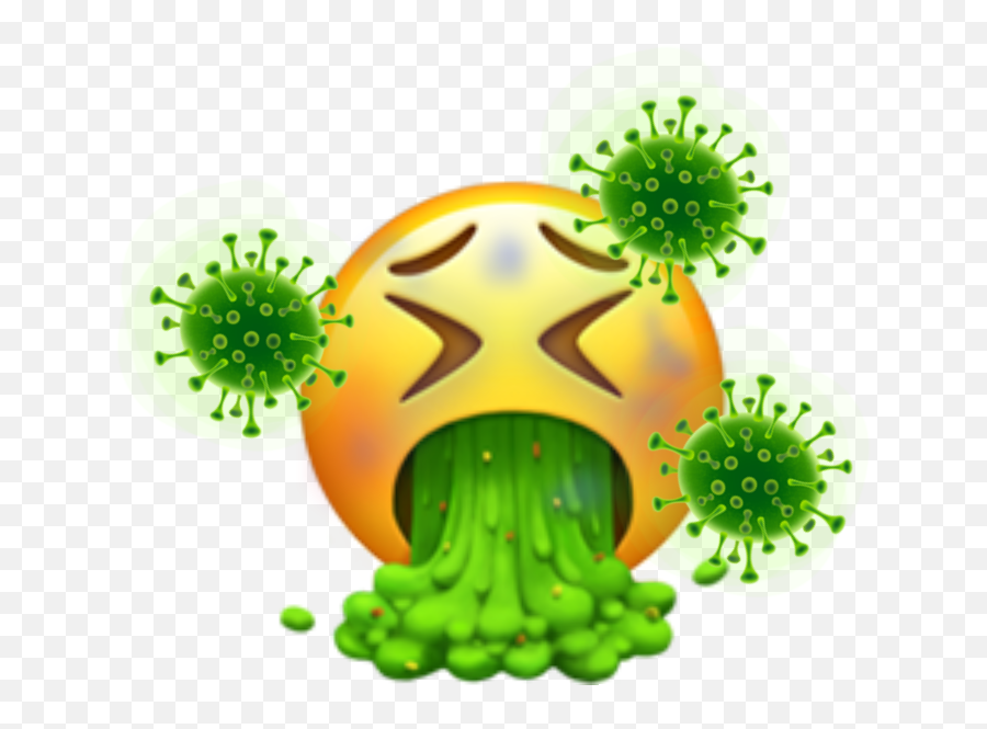 Sick Sticker - Emoji Puke,Sick Emojis