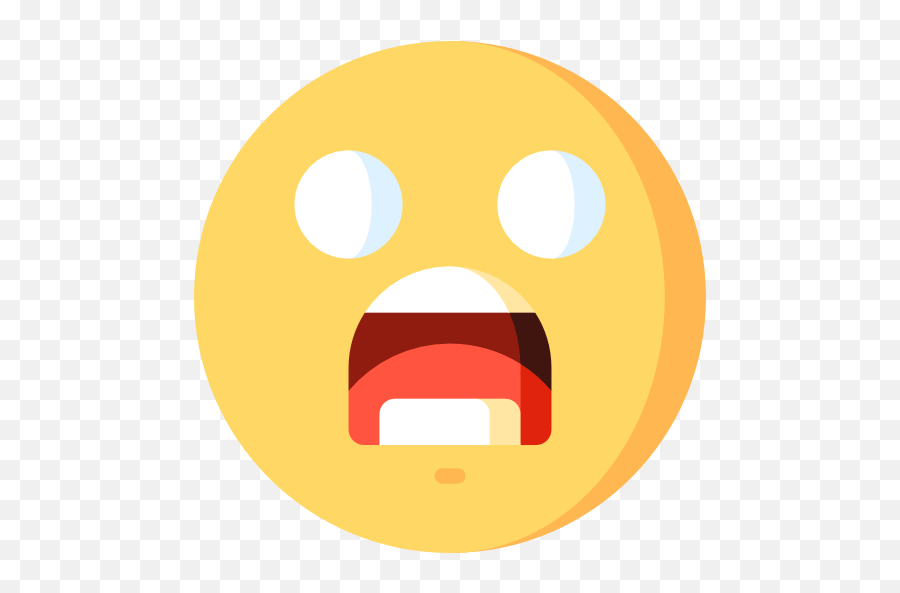 Screaming - Circle Emoji,Screaming Emoji