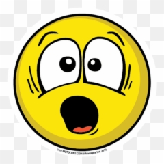 Download Shocked To The Max - Smiley Surprised Clipart PNG Happy Emoji