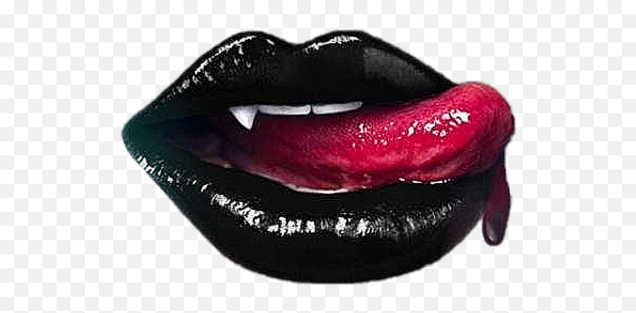 Ftevampirefangs Vampire Sticker By Peace Love Create - Vampire Lips Emoji,Vampire Teeth Emoji
