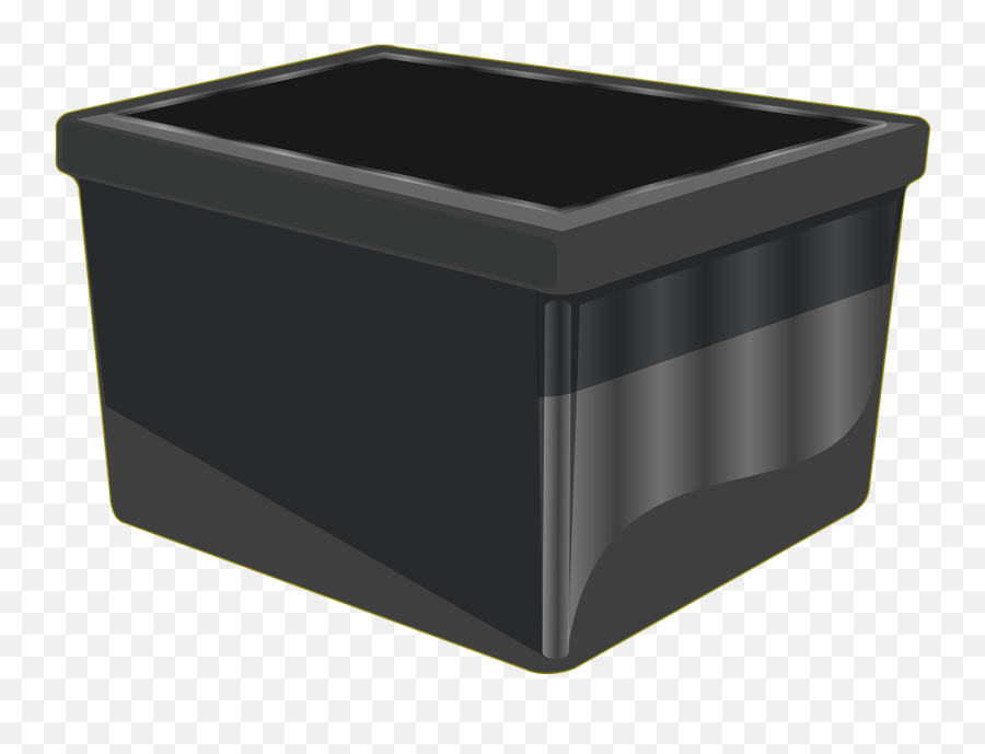 Container Black Box - Printer Emoji,Empty Box Emoji