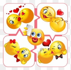 Love Emoji Stickers For Whatsapp And - Smiley,Romantic Emojis