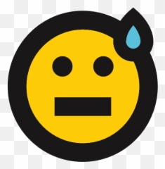 Emoji Emoticon Nervous Shy Sweat Icon