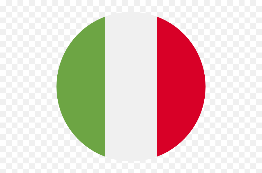 Italy Flag Button Clip - Italy Flag Circle Png Emoji,Uae Flag Emoji