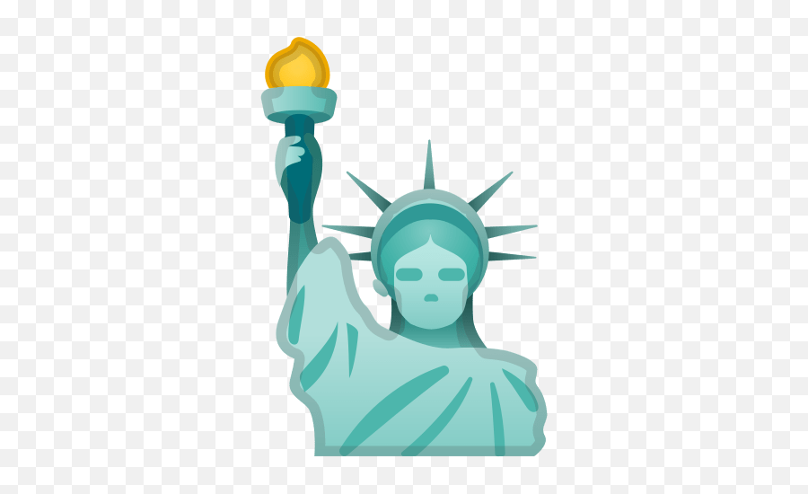 Statue Of Liberty Emoji Meaning With Pictures - Statue Of Liberty Cartoon Png,Moai Emoji