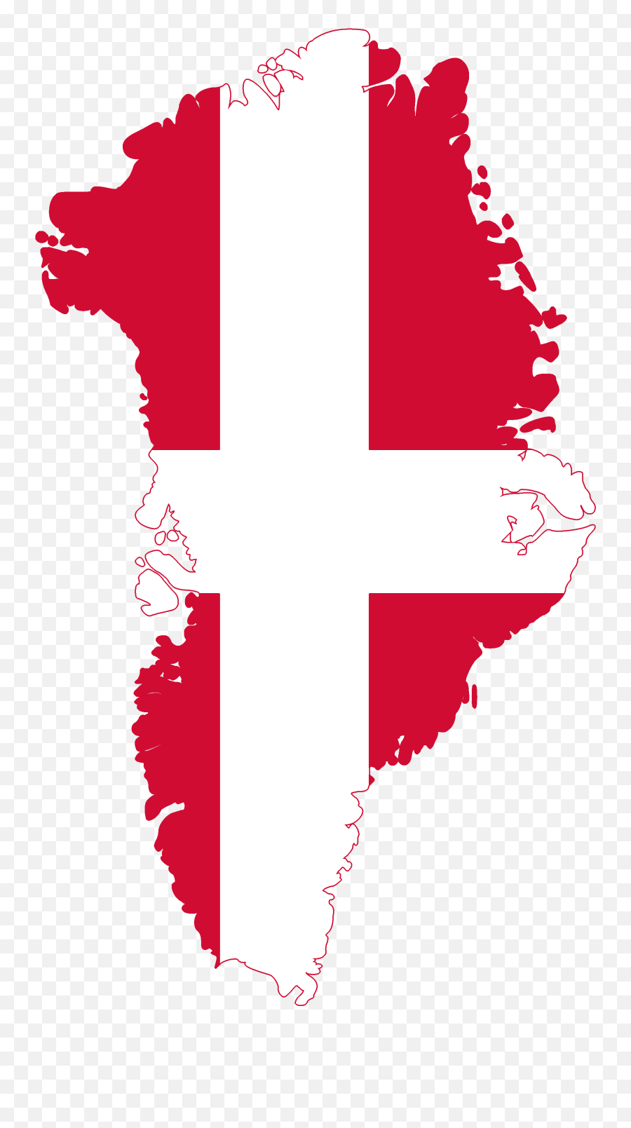 Denmark Flag Transparent Png Clipart - Flag Map Of Denmark Emoji,Greenland Flag Emoji