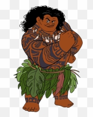Disney Moana Png Cartoon 35 - Moana Cartoon Character Png Emoji,Disney Emoji Moana
